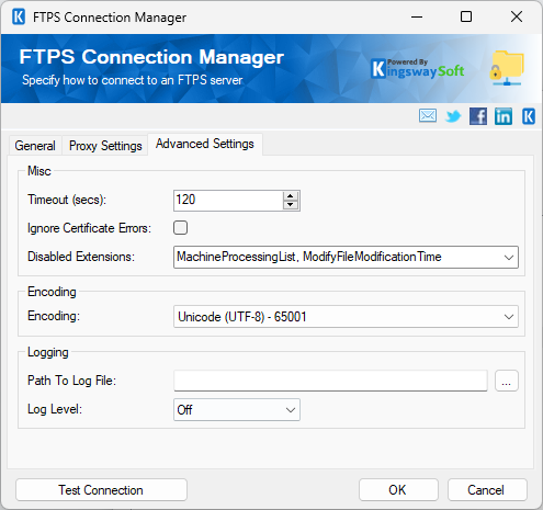 FTPS Connection Manager - Advanced Settings.png